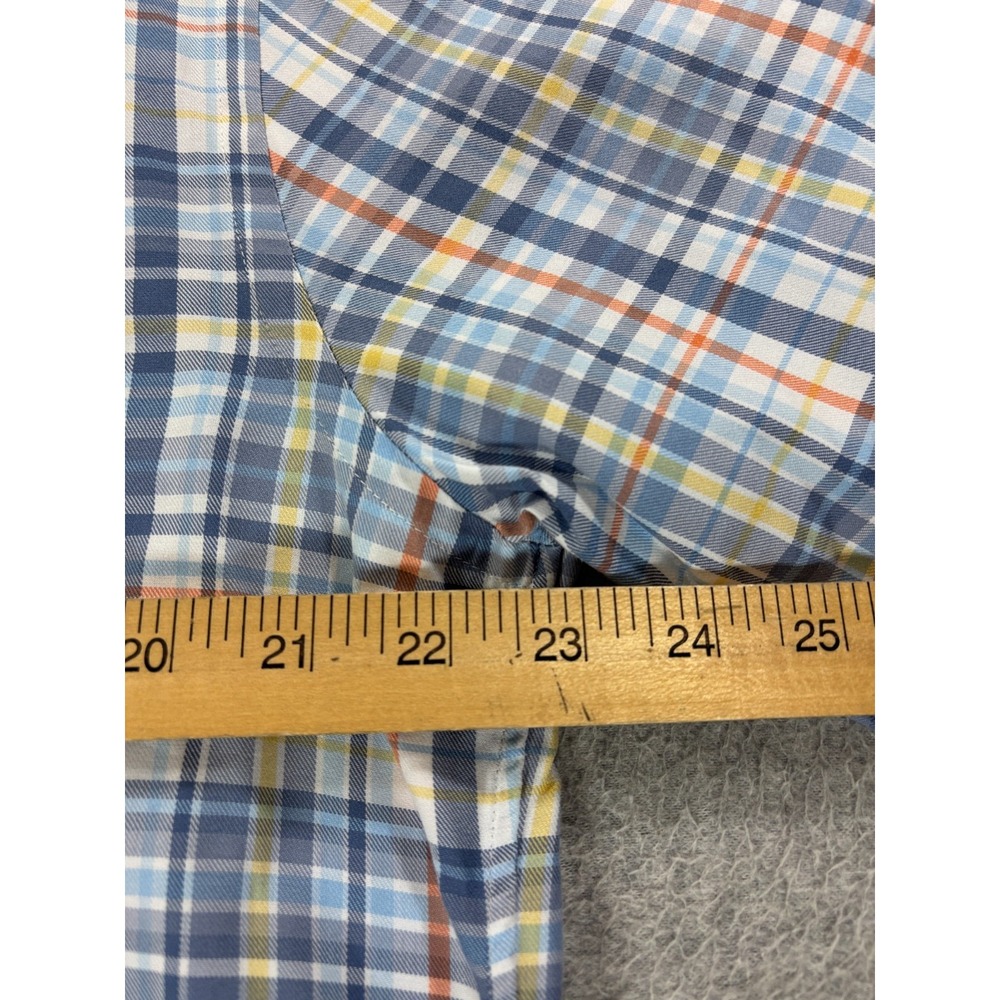 Vineyard Vines Slim Fit TUCKER Plaid Button Down Shirt (Men's Large) Blue - Picture 8 of 11